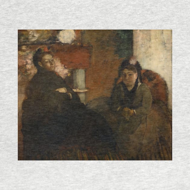 Portrait of Mme Lisle and Mme Loubens by Edgar Degas by Classic Art Stall